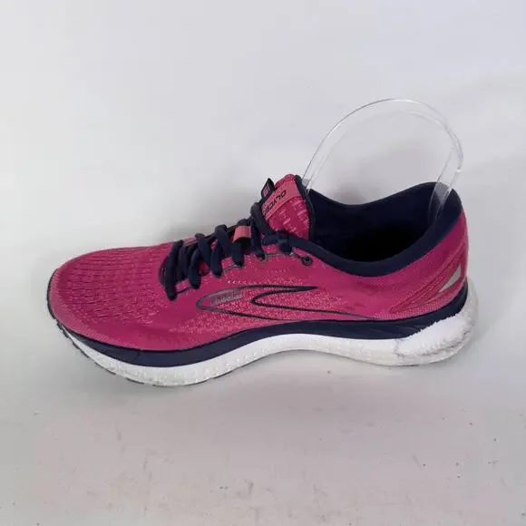 Brooks Glycerin 19 Sneakers Womens 9 Pink Lace Up Low Top Running Athletic Shoes - Picture 6 of 11